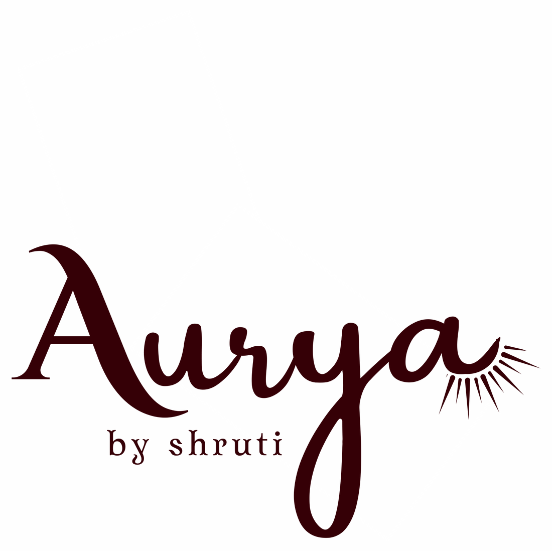 aurya logo maroon